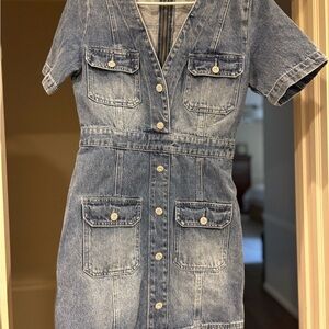 Amanda Uprichard Blue Denim Dress